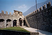 Il ponte levatoio del castello di Montebello Bellinzona, Switzerland 